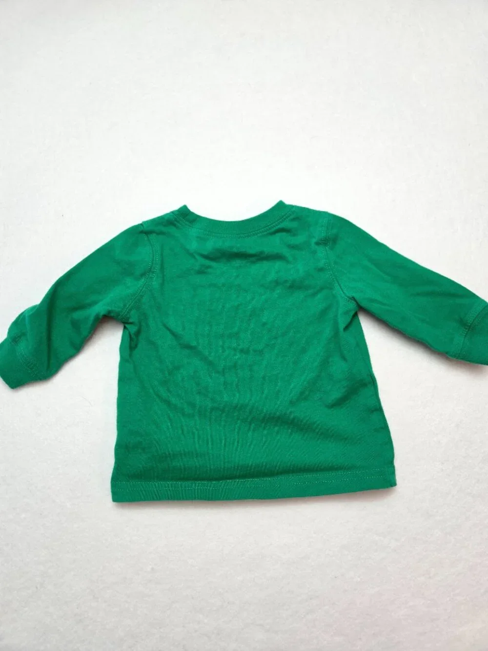 Carter's Touchdown Football Graphic Long Sleeve T-Shirt Green Size Boys 3 Months